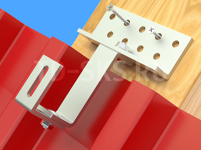 Кронштейн DAARTS для крепления солнечных панелей сборка